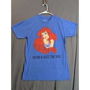 The Little Mermaid Ariel "Go On & Kiss The Girl" T-shirt in athletic Blue SM